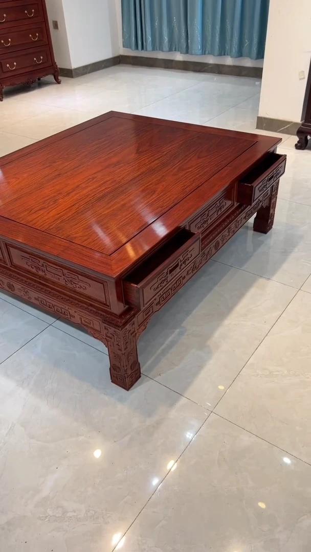 【闪购商品】红酸枝木类家具刺猬紫檀电视柜