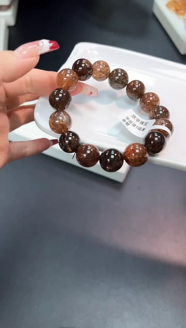 【闪购商品】水晶手串未镶嵌16V多样性发其一1条默认微瑕