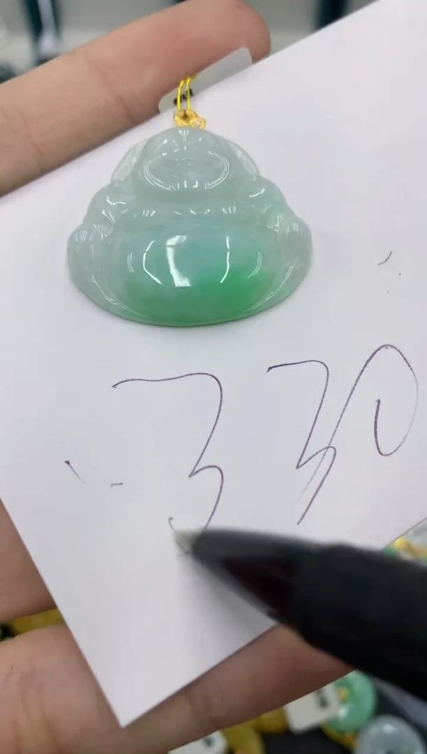 【闪购商品】翡翠颈饰18K金镶嵌号链接111111