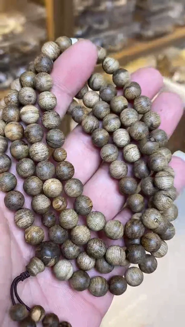 手串沉香文莱圆珠长串0.9多样性发其一