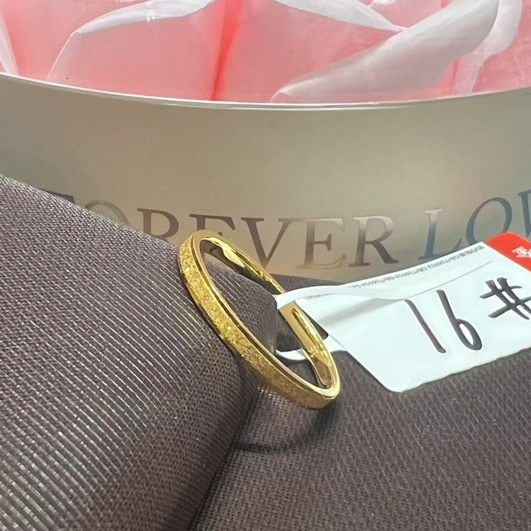 【晓彤】足金999三生三世素圈戒指  1.74g