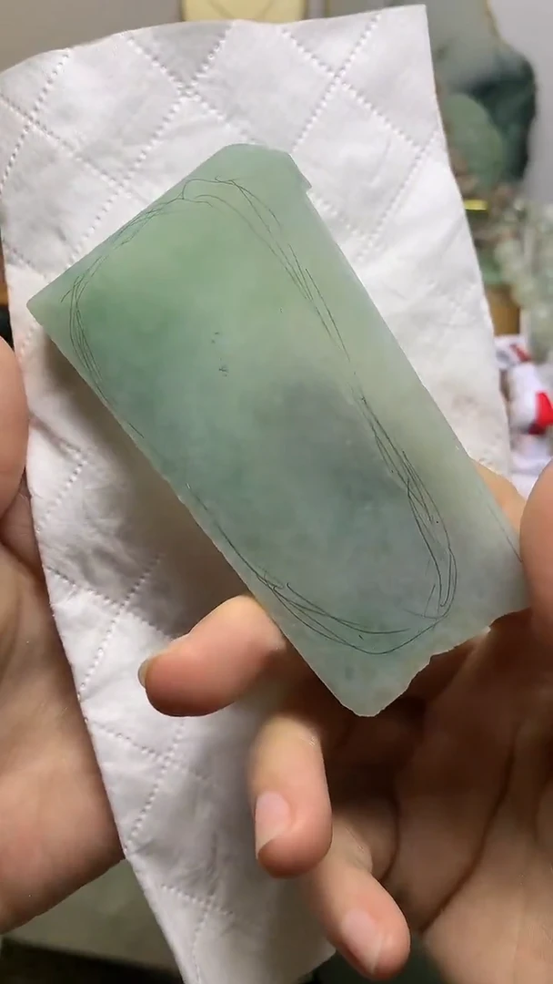 定制翡翠未镶嵌躲****锅缅甸A货翡翠，没有运费险