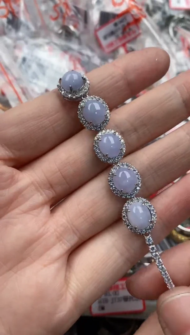 银S925镶嵌戒指翡翠555-----9