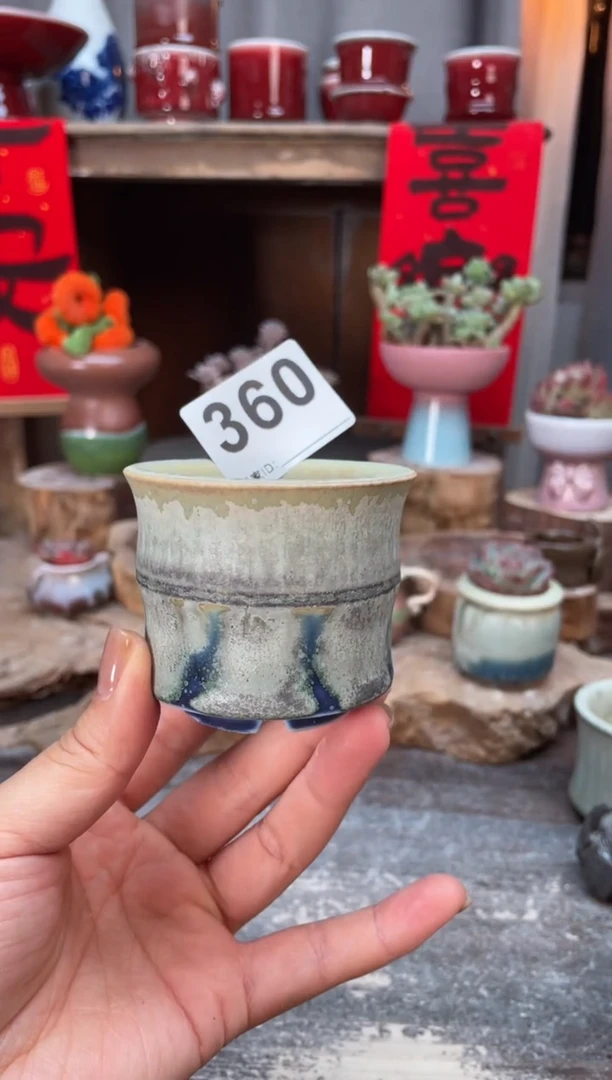 【闪购商品】摆件360知木小芳花盆