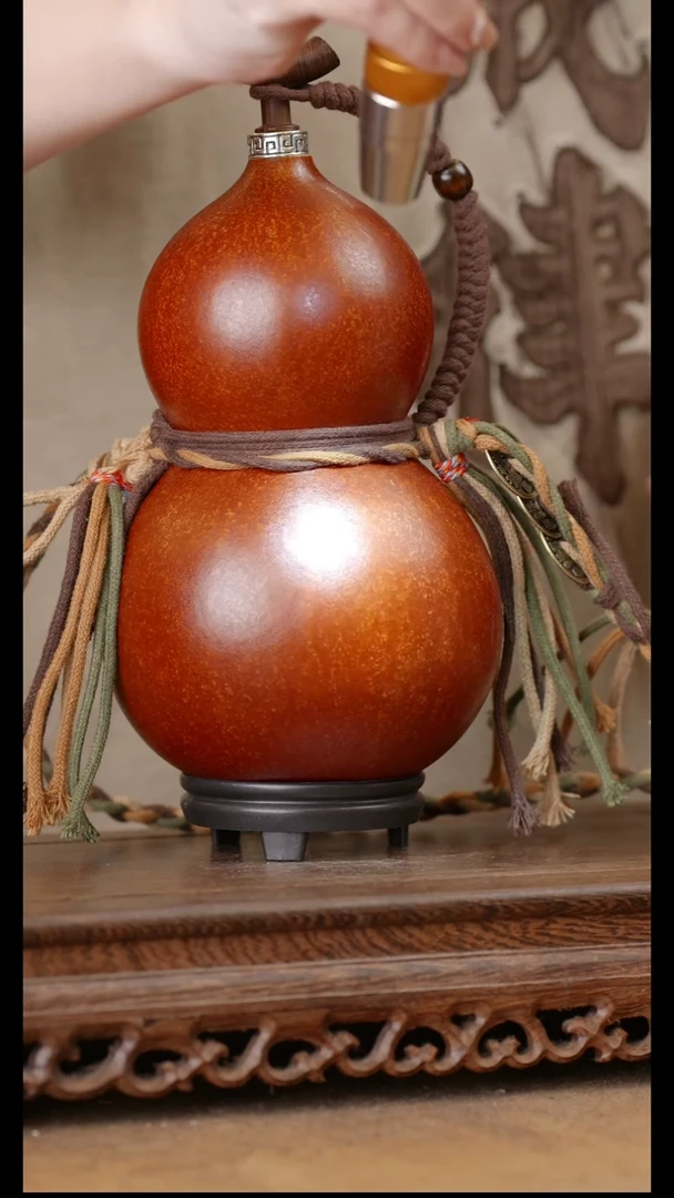 213号精品天然大漆酒葫芦一物一拍~