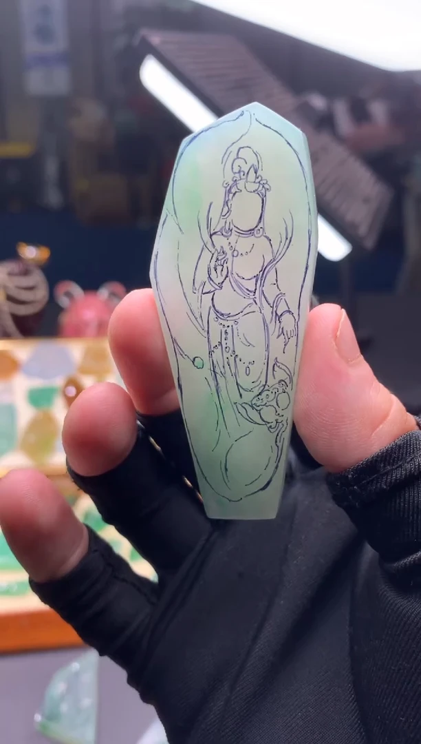 未镶嵌定制翡翠天然翡翠裸石（包工）