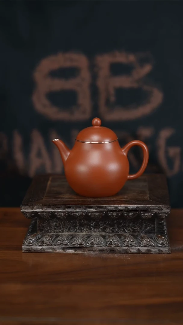 茶壶紫砂包边红颜 100cc