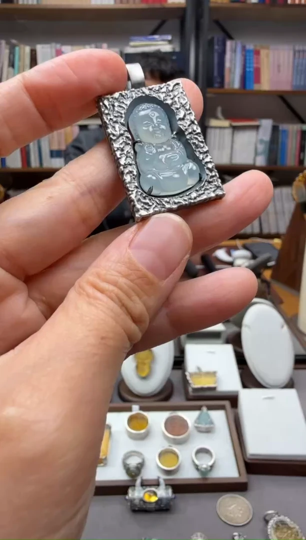 颈饰未镶嵌翡翠翡翠宝宝佛