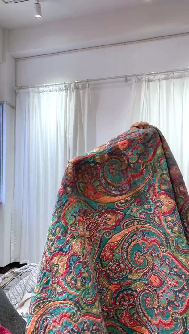 棉240*260纯棉床盖160号微瑕