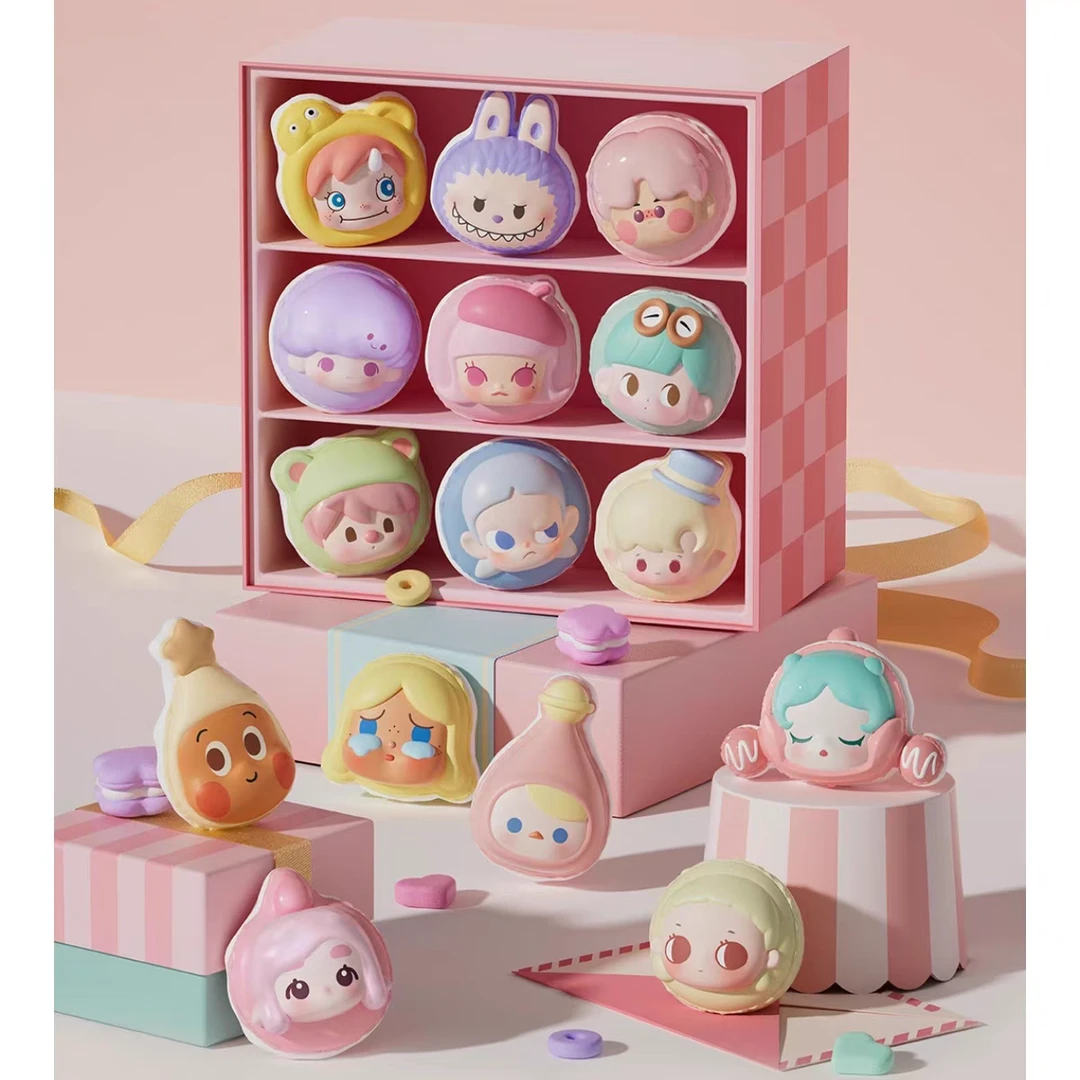 正品泡泡家马卡龙甜品系列公仔萌粒sp摆件可爱礼物