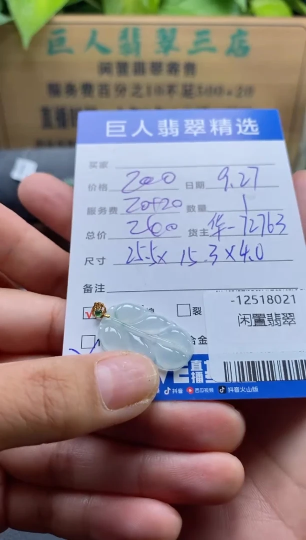 颈饰18K金镶嵌翡翠多人-12518020