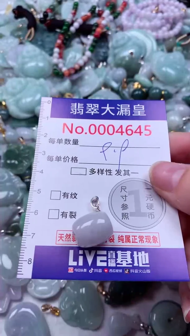 吊坠(不含链)未镶嵌翡翠4645