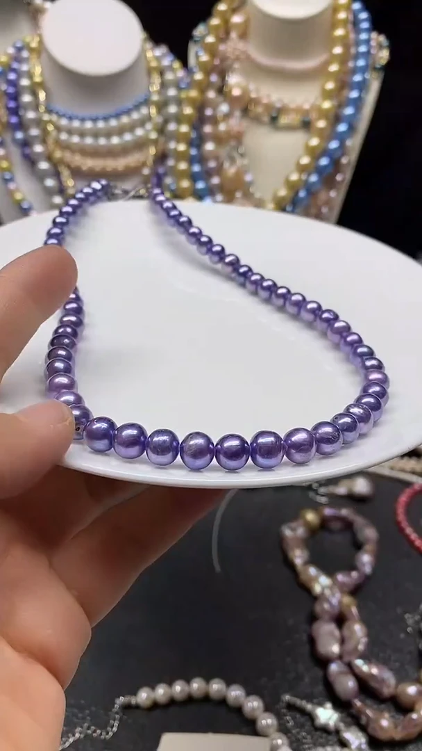 颈饰未镶嵌淡水珍珠多人