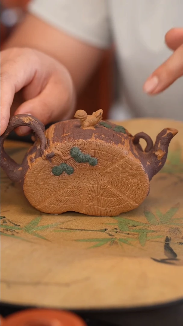 茶壶紫砂原矿手工制作