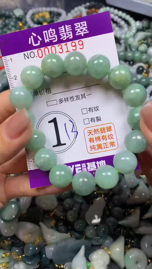 翡翠未镶嵌颈饰闪购003199