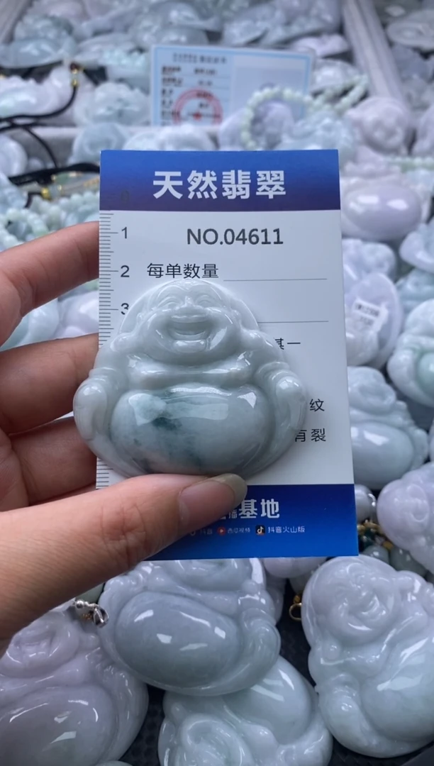 翡翠未镶嵌颈饰缅甸A货翡翠04611