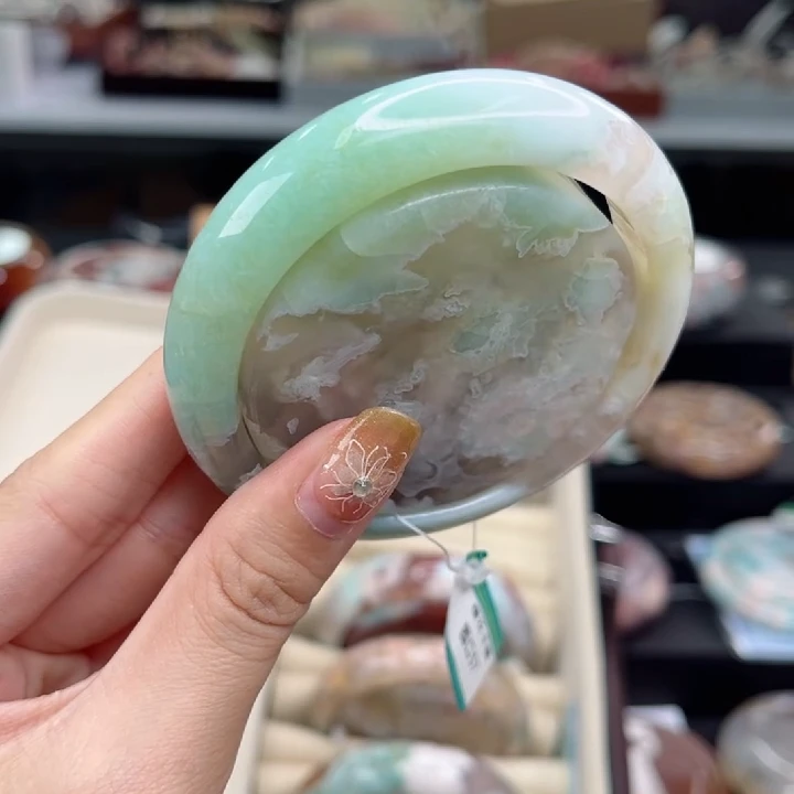 汐雅嬿选 非金属布艺手镯 樱花手镯57圈口  2s9195