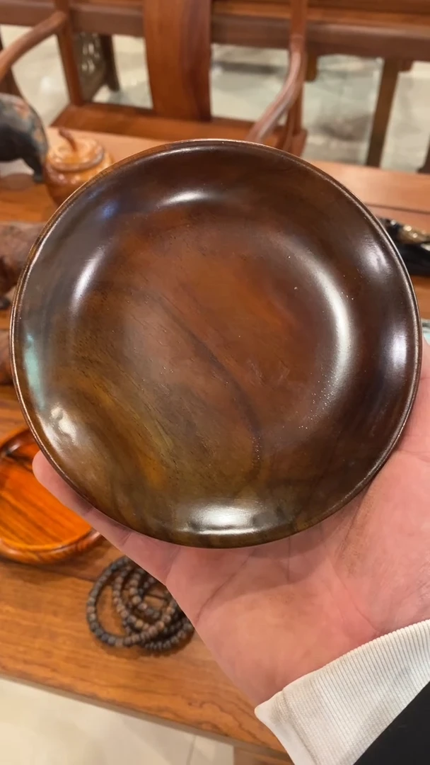 【闪购商品】交趾黄檀（大红酸枝）盘子