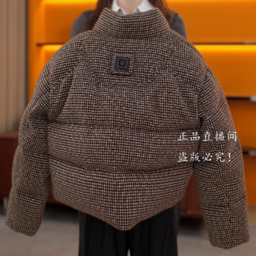 【进口品质】米兰2025新款保暖气质加厚鸭绒羽绒服外套D528奶兔