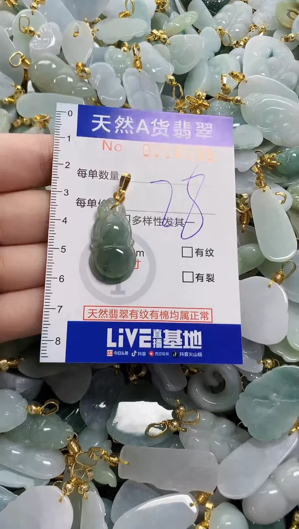 颈饰未镶嵌翡翠天然a货翡翠