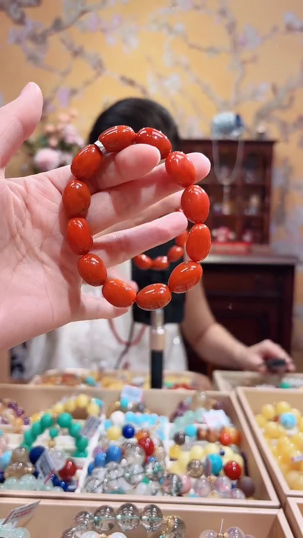 未镶嵌手串南红玛瑙设计款手串