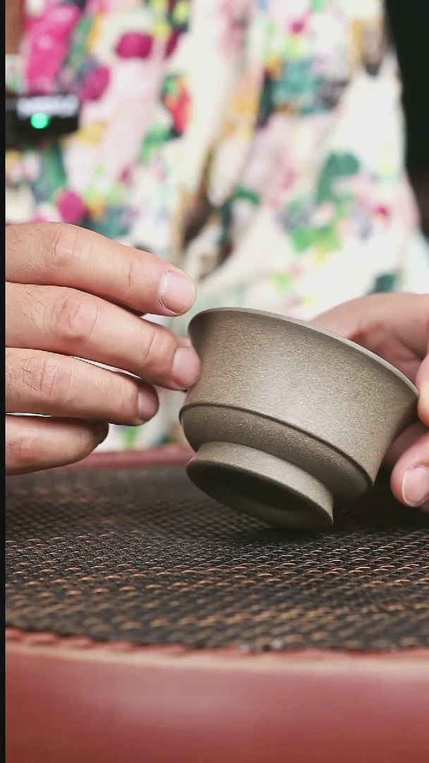 茶壶紫砂5号青段马蹄杯160CC