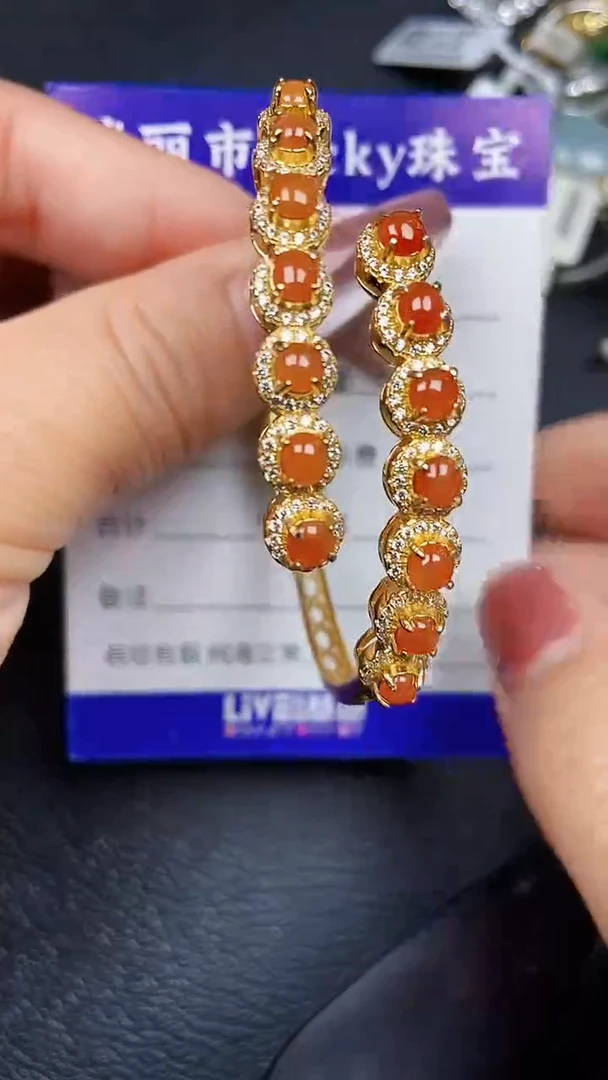 颈饰银S925镶嵌翡翠8209