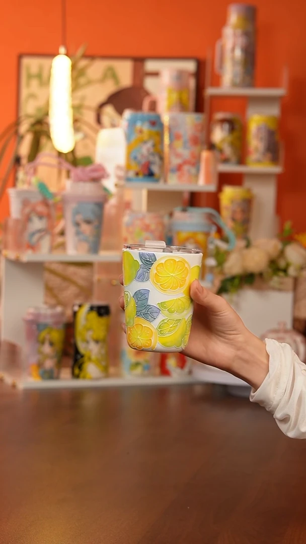 景德镇手工手绘文创陶瓷杯