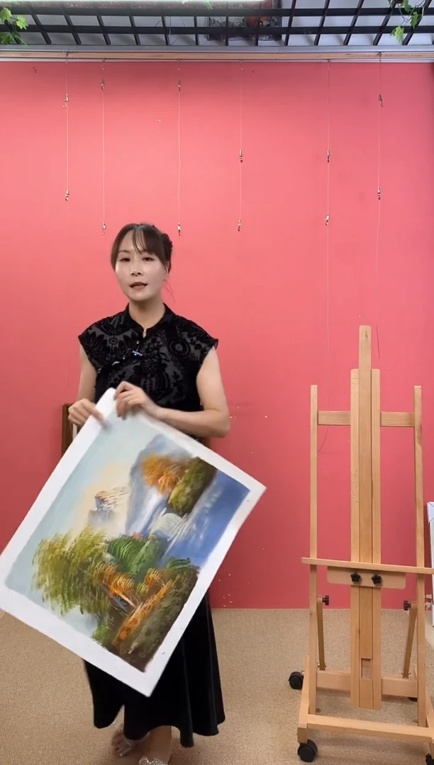 油画若**妈 尺寸40*50画芯（不含框）