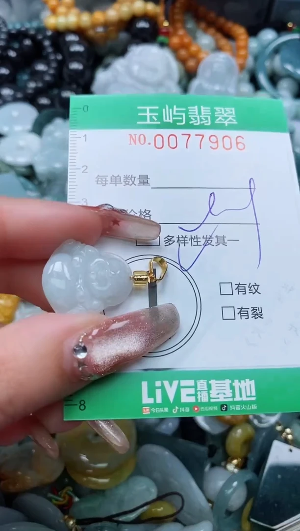 【闪购商品】翡翠颈饰未镶嵌闪购0077906多样性发其一