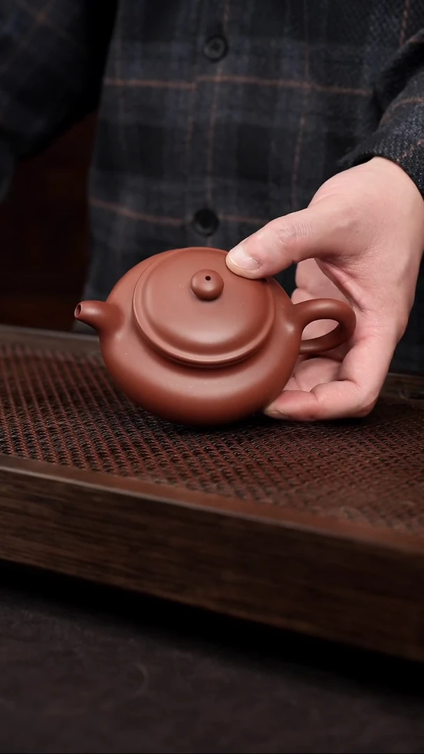 【闪购商品】紫砂茶壶底槽清仿古【带矿标证书】