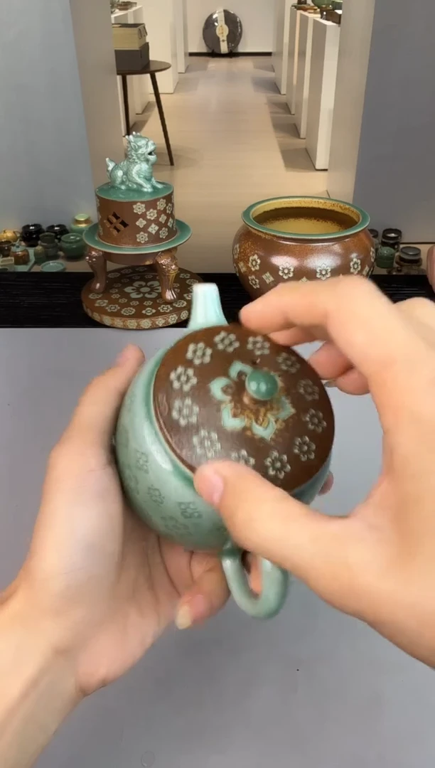 青瓷手工茶器不带礼盒包邮