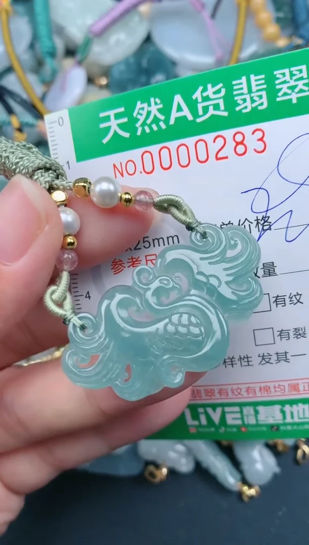 翡翠未镶嵌颈饰.0000283
