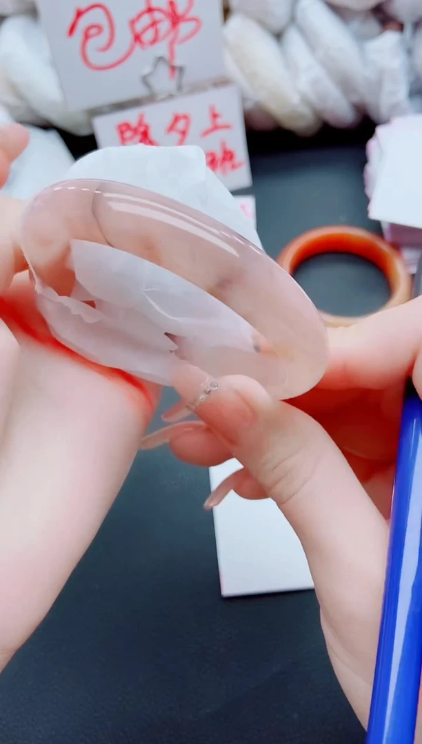 【闪购商品】石英质玉手镯未镶嵌J279-58-59