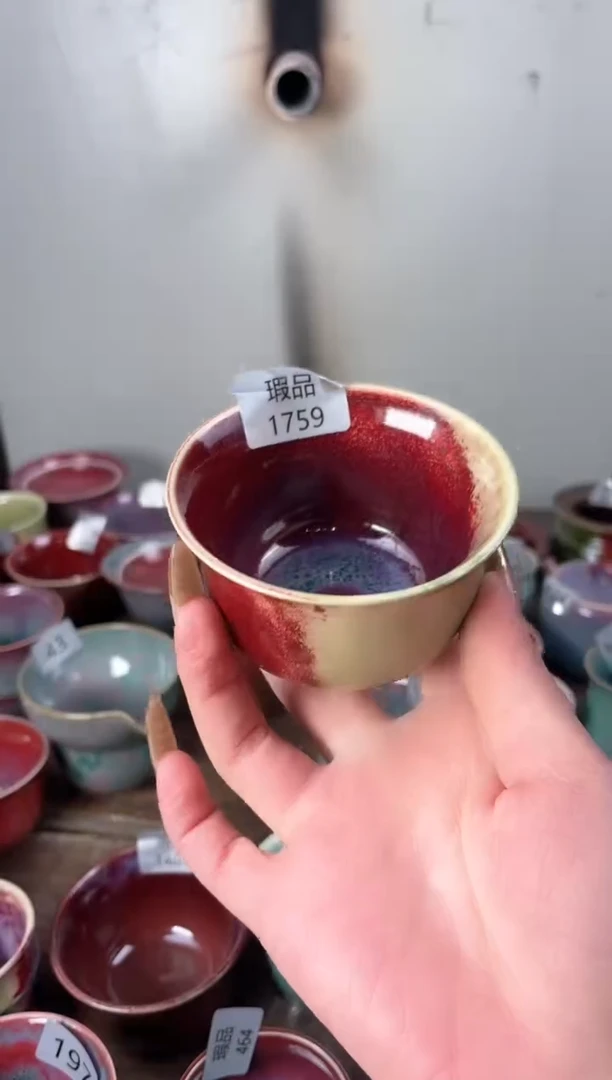 【闪购商品】摆件钧瓷手工茶器窑变