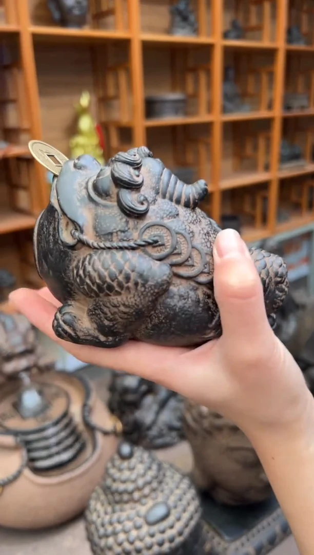 陶土【火山泥】五财金蟾