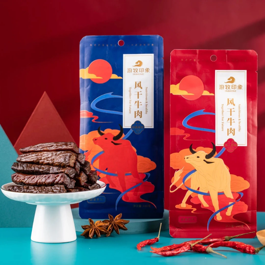 游牧印象 醇享系列炭烤牛肉干160g/袋