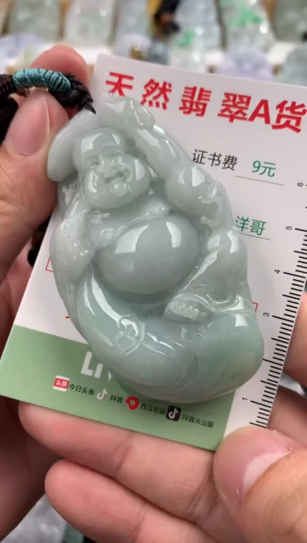 翡翠未镶嵌吊坠(不含链)1