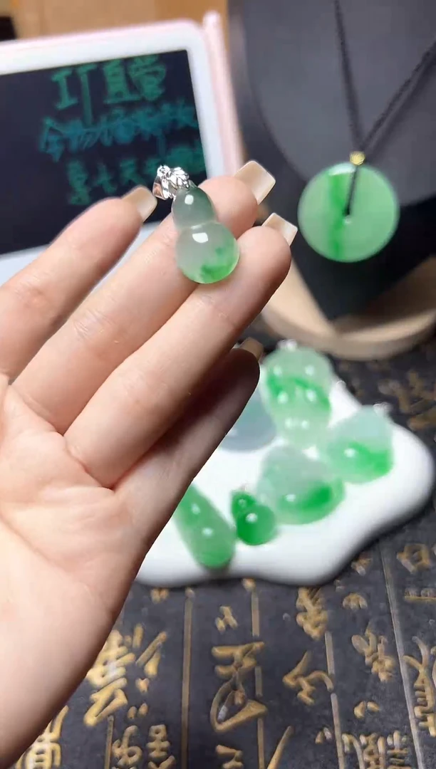 颈饰未镶嵌翡翠所见即所得，一图一物