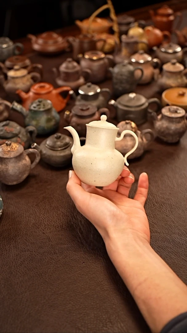茶壶紫砂芭*Q白段小酌器150cc 全手