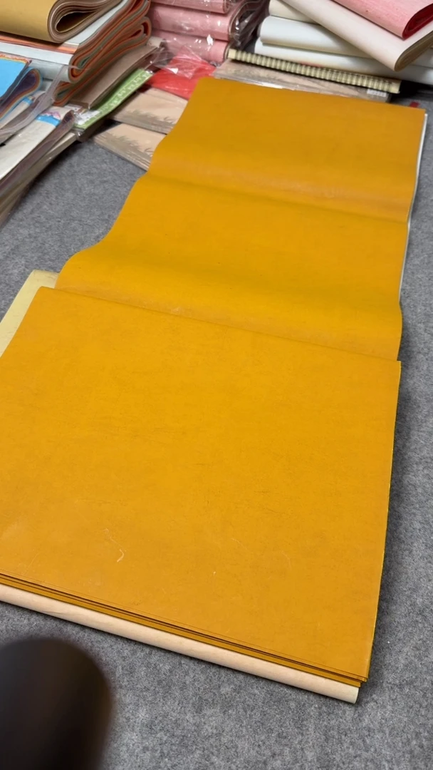 四尺对开深仿古色仿明清蜡笺纸50张