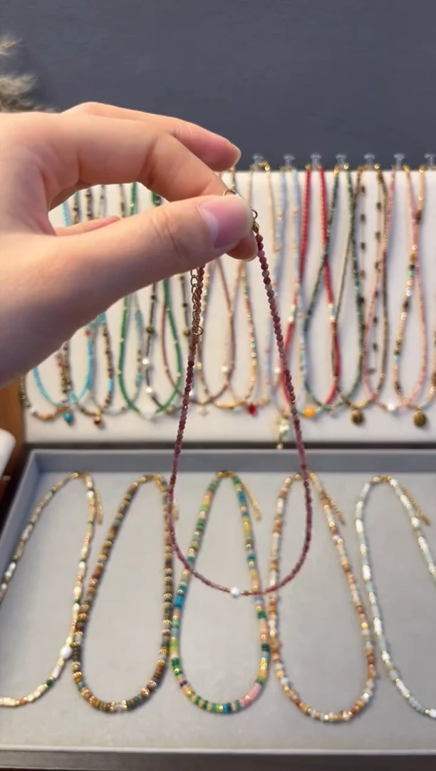 【闪购商品】石英质玉项链合金6号