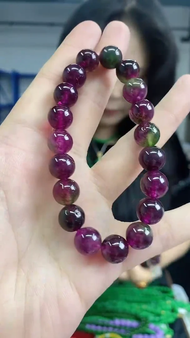 未镶嵌手串碧玺闪购链接 多样性发其一颜色微差