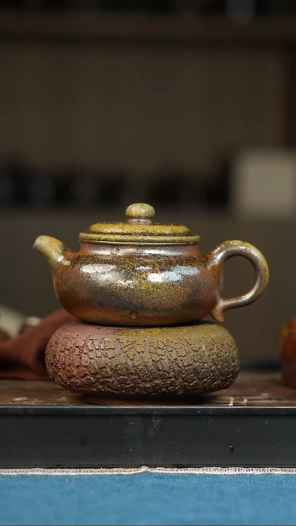 茶壶紫砂柴烧紫砂仿古