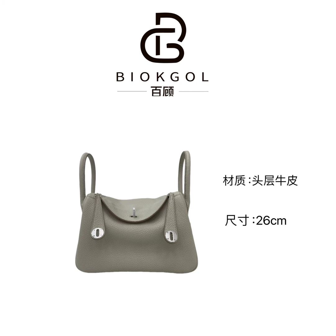 BIOKGOL/百顾原创设计  高定真皮   斜挎手提包     9218