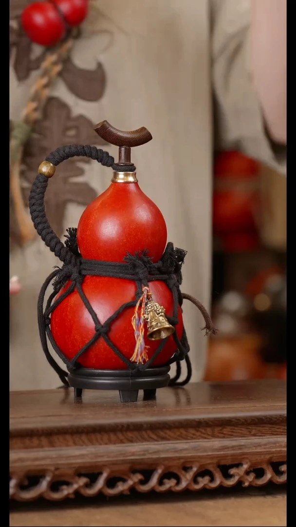 303号精品天然大漆酒葫芦一物一拍~