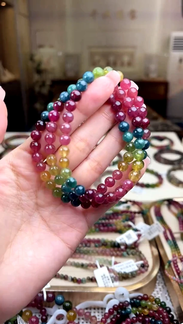 【闪购商品】碧玺/未镶嵌6mm+碧玺多圈多样性发货