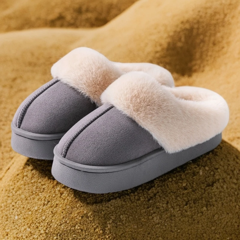 25新款防臭室内防滑耐磨拖鞋冬季棉拖踩屎感棉拖鞋可爱温暖