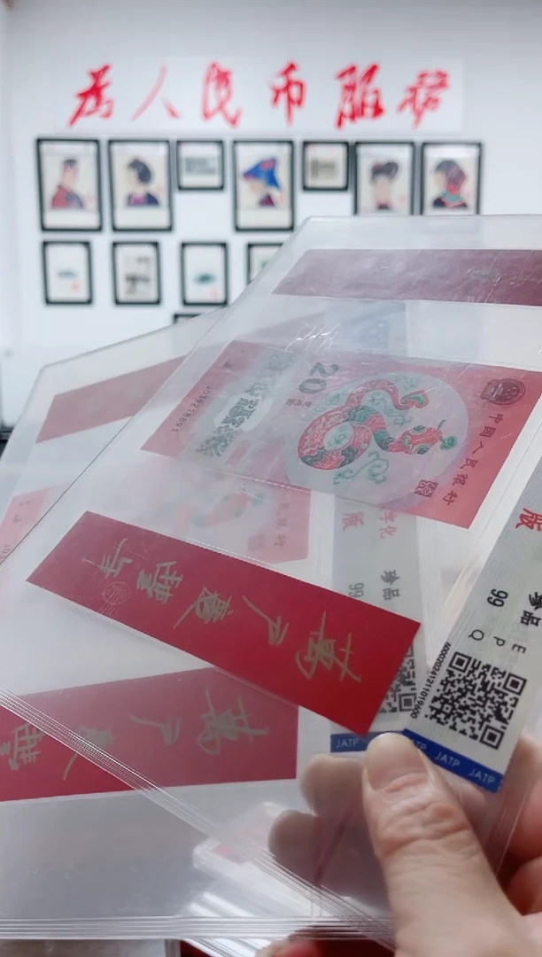 塑料蛇年纪念钞（贺岁版）