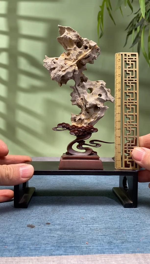 石材树脂底座 石头是青州玲珑石